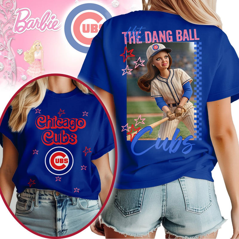 Chicago Cubs | Premium MLB Barbie 3D Shirt HY - Image 2