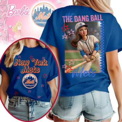 Alternative view of New York Mets | Premium MLB Barbie 3D Shirt HY