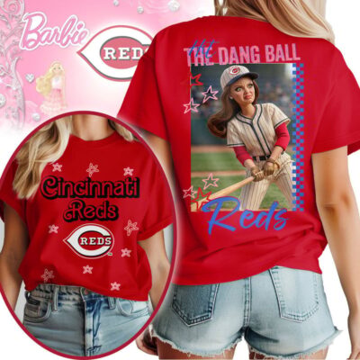 Alternative view of Cincinnati Reds | Premium MLB Barbie 3D Shirt HY