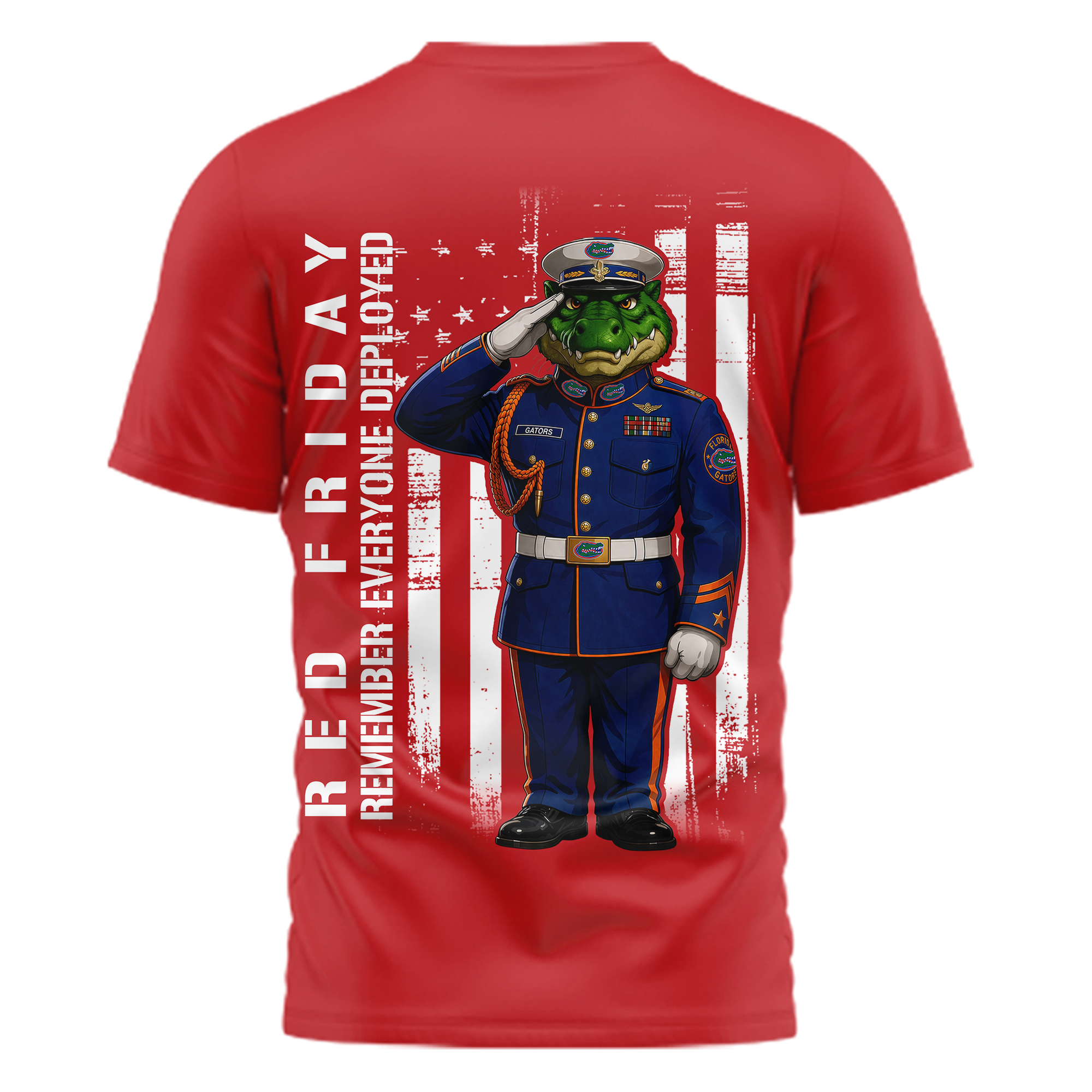 Florida Gators | Premium NCAA Remember Everyone Deployed 3d Shirt - Image 3