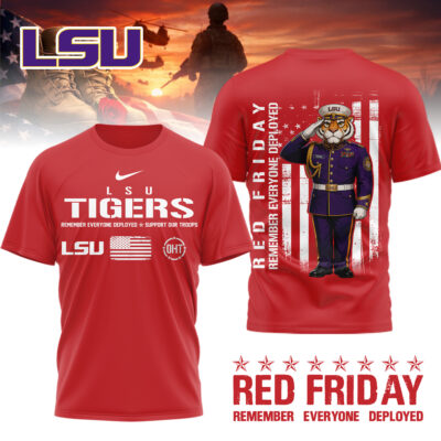 LSU Tigers | Premium NCAA Remember Everyone Deployed 3d Shirt