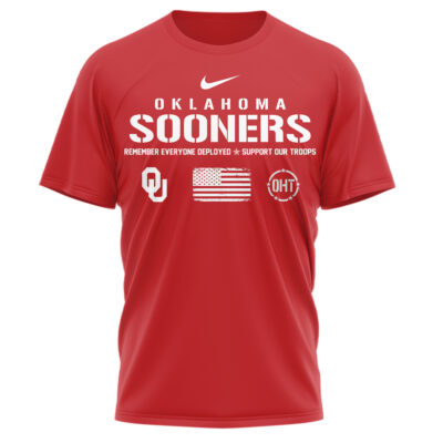 Alternative view of Oklahoma Sooners | Premium NCAA Remember Everyone Deployed 3d Shirt