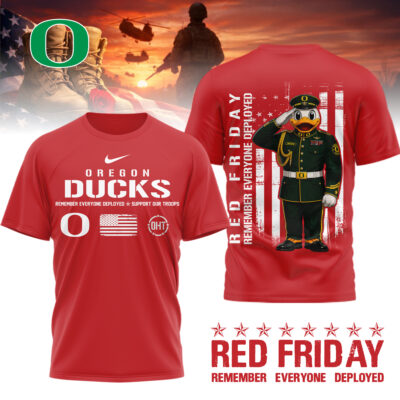 Oregon Ducks | Premium NCAA Remember Everyone Deployed 3d Shirt