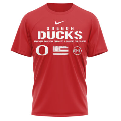 Alternative view of Oregon Ducks | Premium NCAA Remember Everyone Deployed 3d Shirt