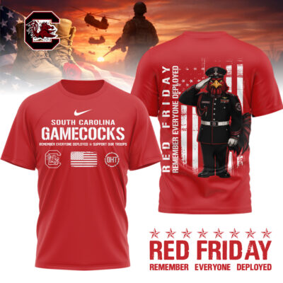 South Carolina Gamecocks | Premium NCAA Remember Everyone Deployed 3d Shirt