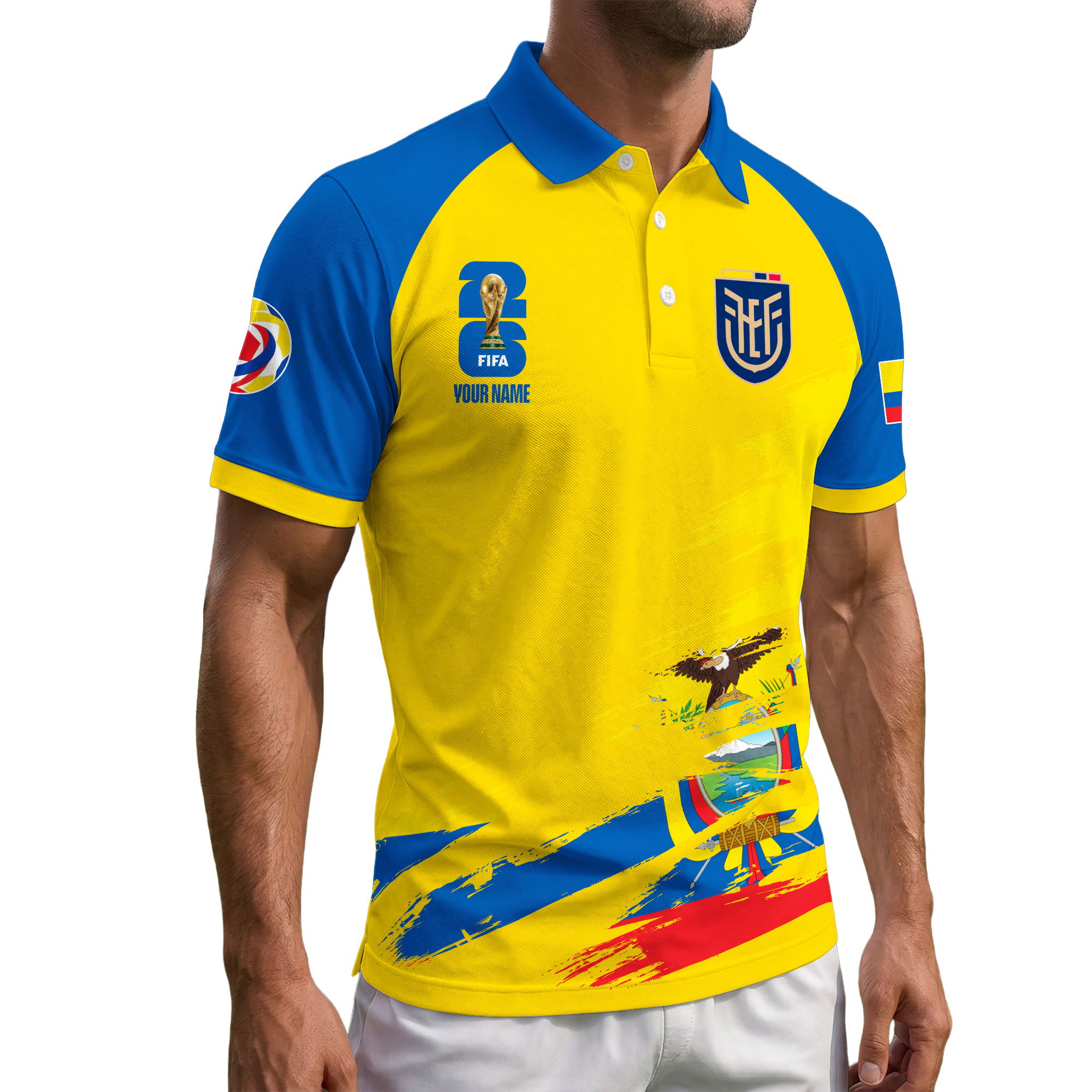 Ecuador | Premium Road to World Cup 2026 Polo Shirt - Image 2