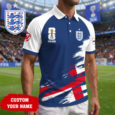 England | Premium Road to World Cup 2026 Polo Shirt