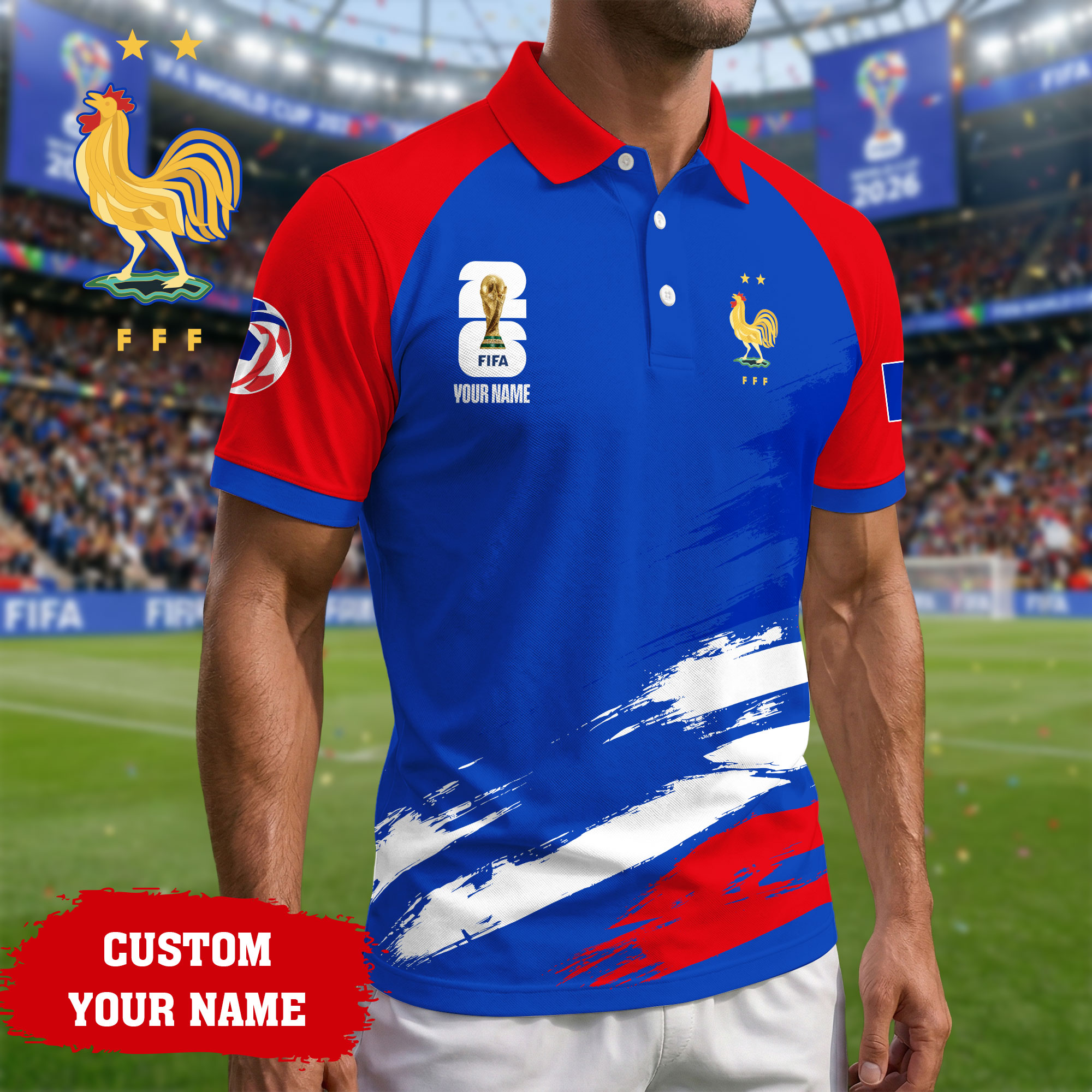 France | Premium Road to World Cup 2026 Polo Shirt