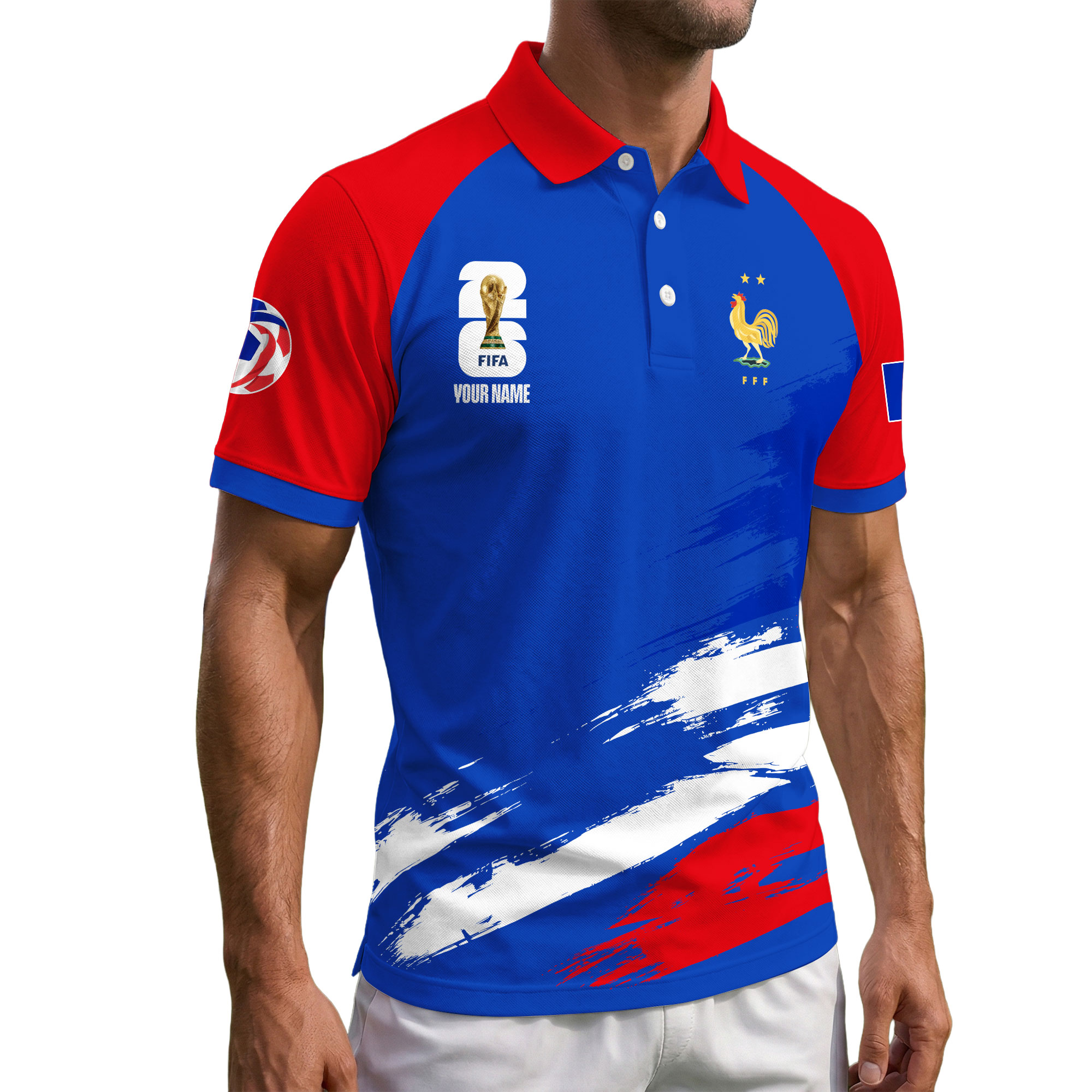 France | Premium Road to World Cup 2026 Polo Shirt - Image 2