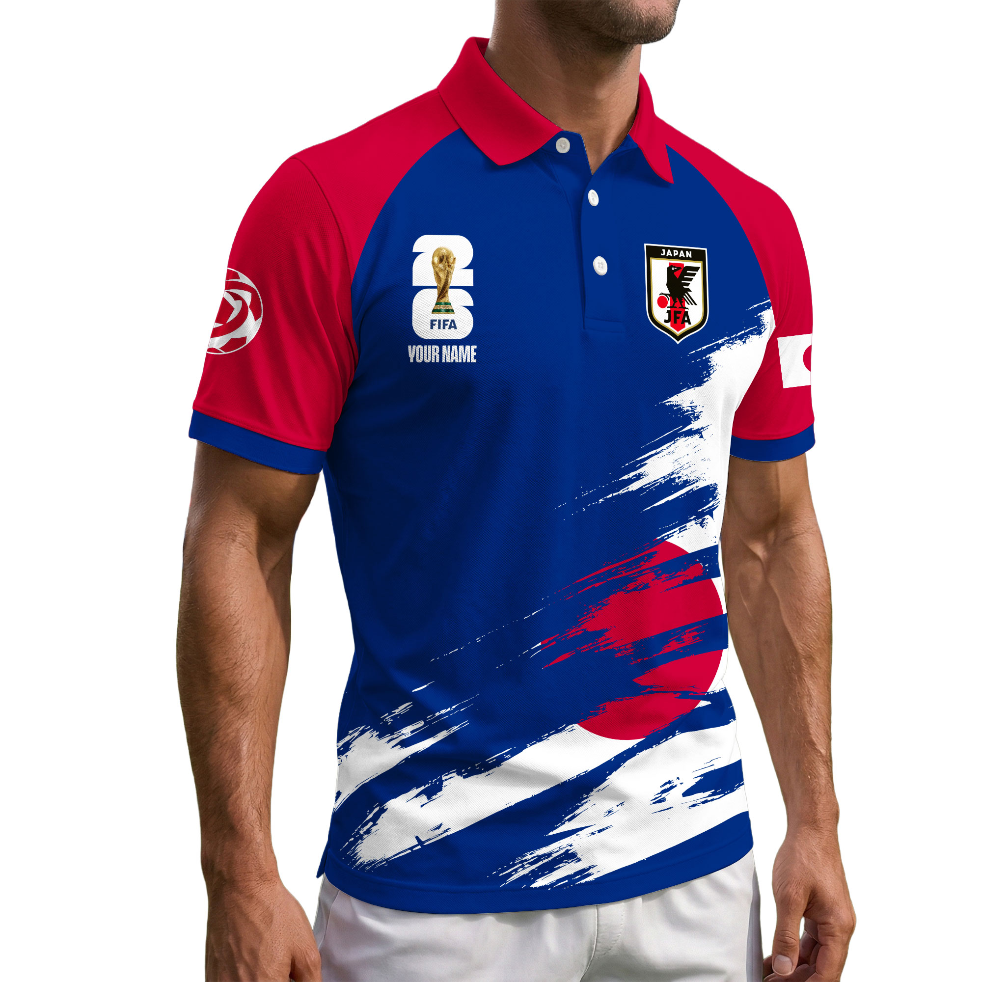 Japan | Premium Road to World Cup 2026 Polo Shirt - Image 2