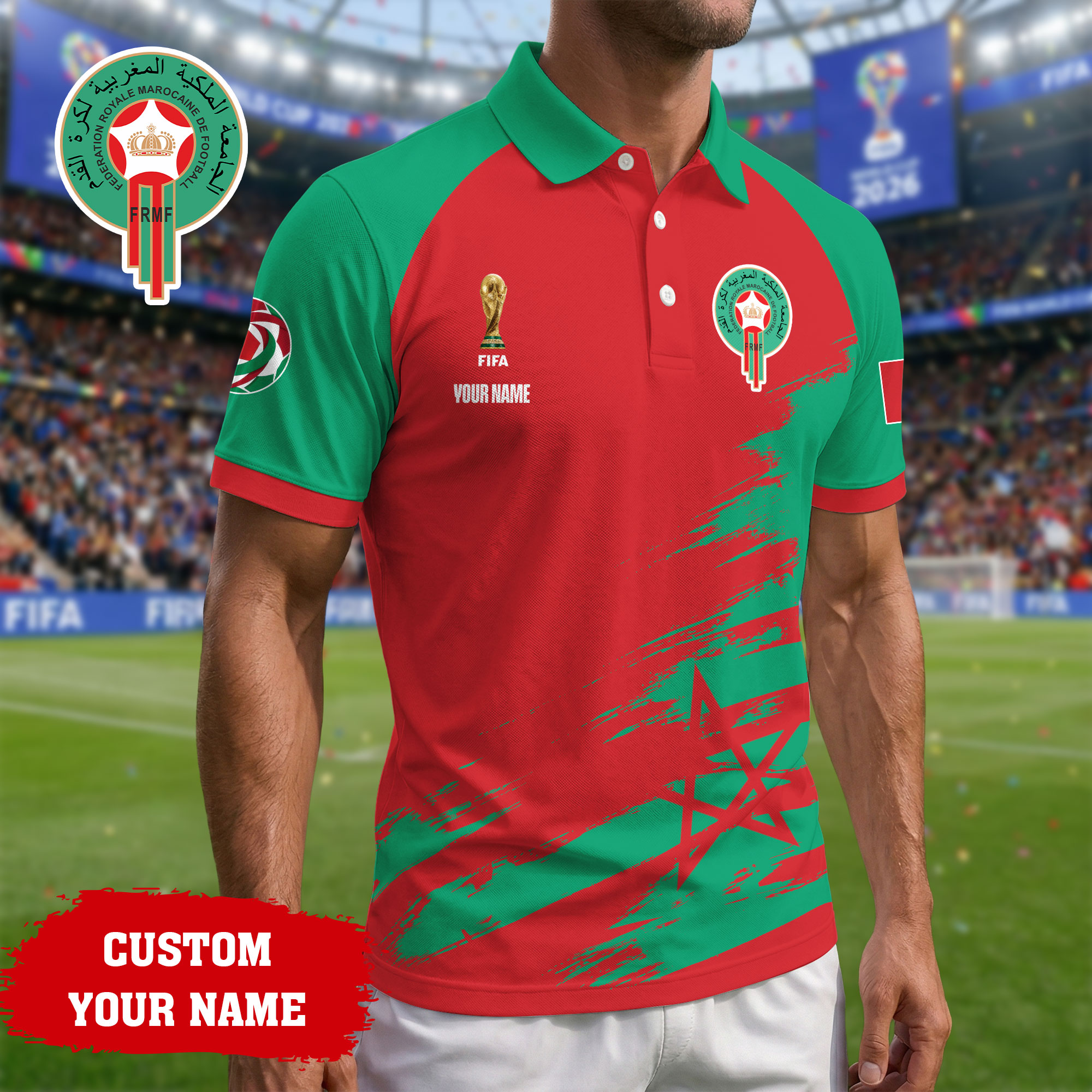 Morocco | Premium Road to World Cup 2026 Polo Shirt