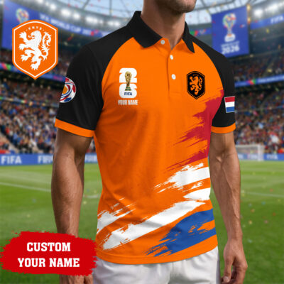 Netherlands | Premium Road to World Cup 2026 Polo Shirt - 2XL