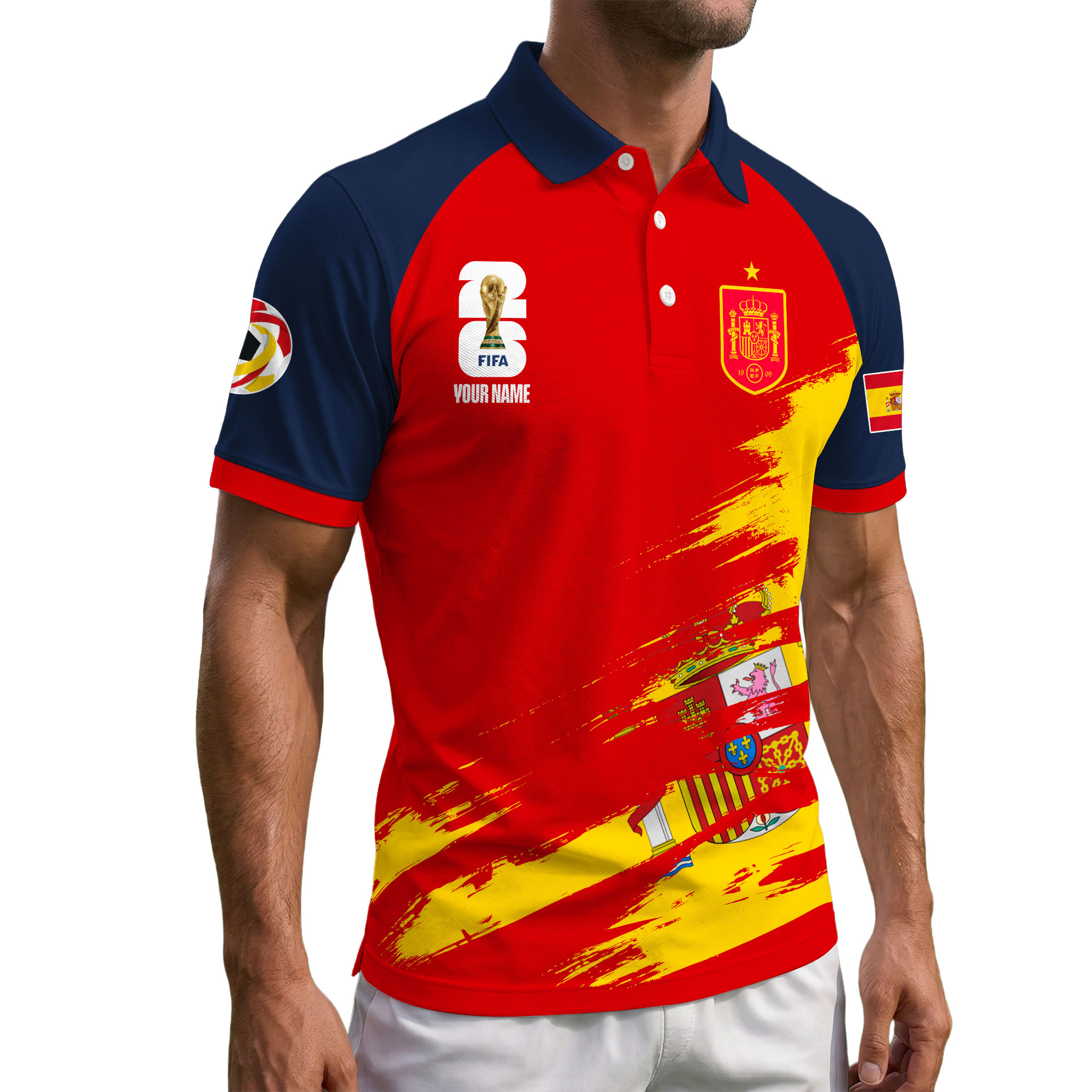 Spain | Premium Road to World Cup 2026 Polo Shirt - Image 2