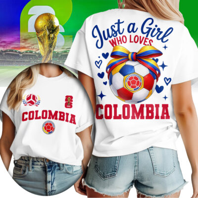 Colombia | Premium WC26 Just a Girl Who Loves Soccer Shirt