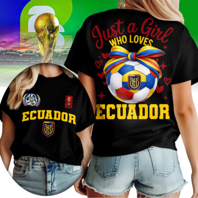 Ecuador | Premium WC26 Just a Girl Who Loves Soccer Shirt