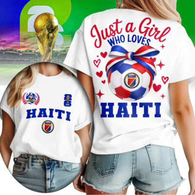 Haiti | Premium WC26 Just a Girl Who Loves Soccer Shirt