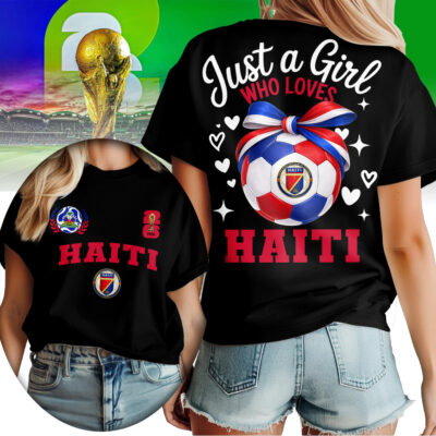 Haiti | Premium WC26 Just a Girl Who Loves Soccer Shirt