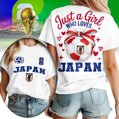 Japan | Premium WC26 Just a Girl Who Loves Soccer Shirt