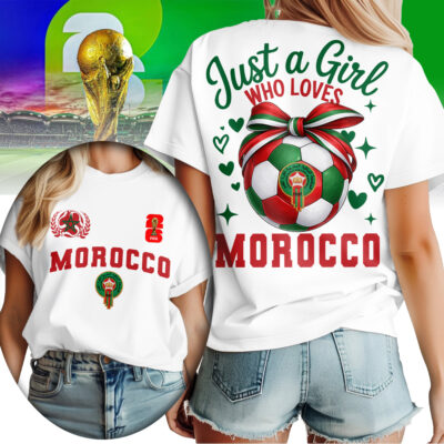 Morocco | Premium WC26 Just a Girl Who Loves Soccer Shirt