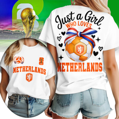 Netherlands | Premium WC26 Just a Girl Who Loves Soccer Shirt