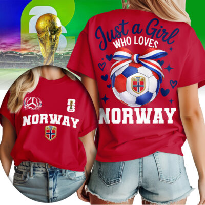 Norway | Premium WC26 Just a Girl Who Loves Soccer Shirt