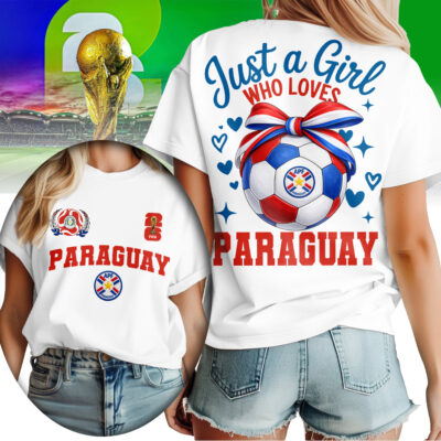 Paraguay | Premium WC26 Just a Girl Who Loves Soccer Shirt