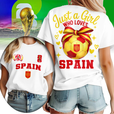Spain | Premium WC26 Just a Girl Who Loves Soccer Shirt