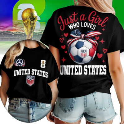 United States | Premium WC26 Just a Girl Who Loves Soccer Shirt