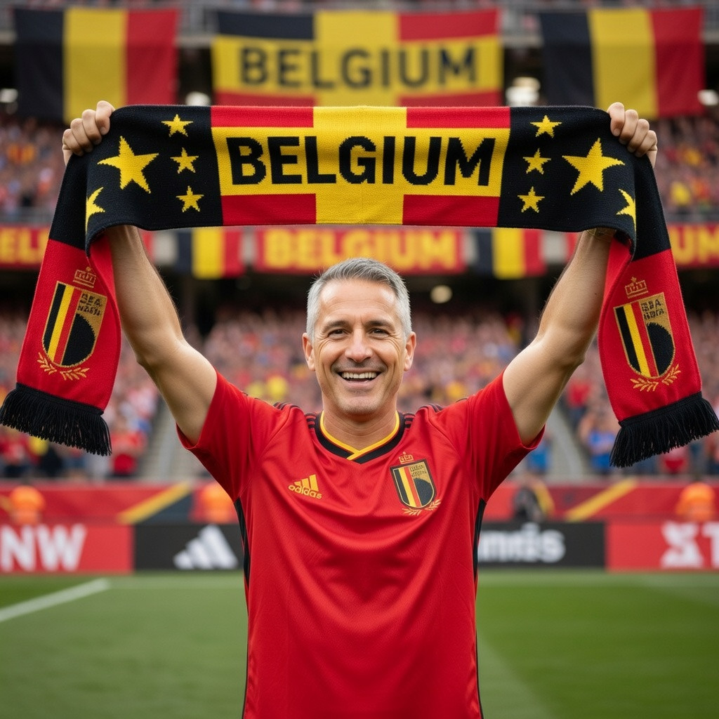 Belgium | Premium WC26 National Team Scarf