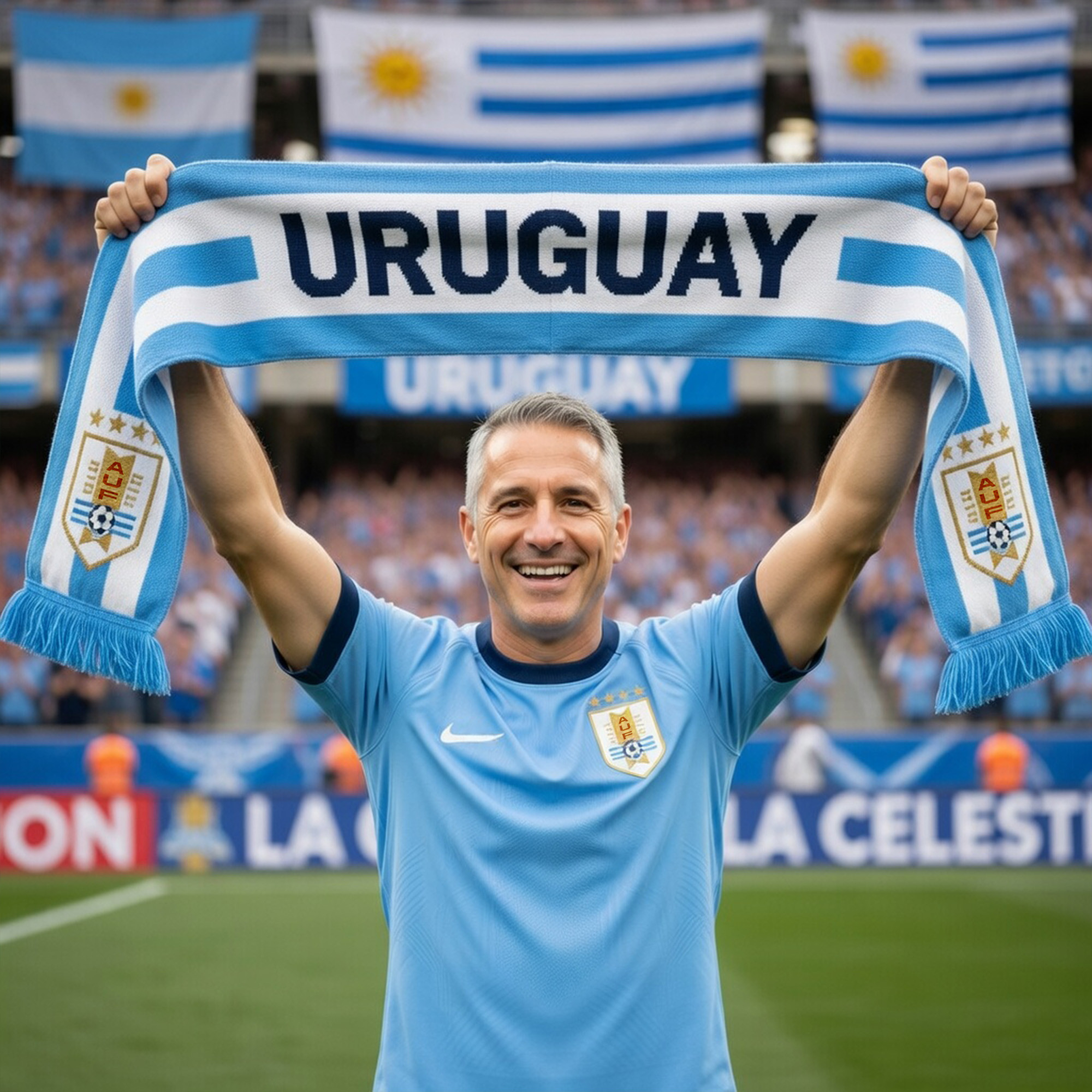 Uruguay | Premium WC26 National Team Scarf