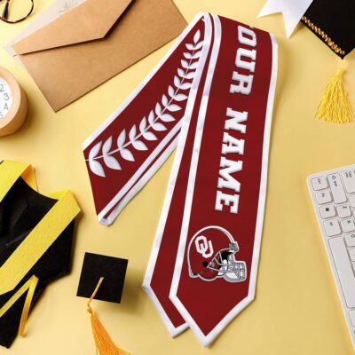 Alternative view of Oklahoma Sooners | Premium NCAA Graduation Stole