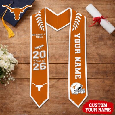 Texas Longhorns | Premium NCAA Graduation Stole