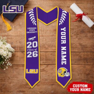 LSU Tigers | Premium NCAA Graduation Stole