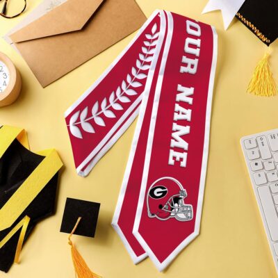 Alternative view of Georgia Bulldogs | Premium NCAA Graduation Stole