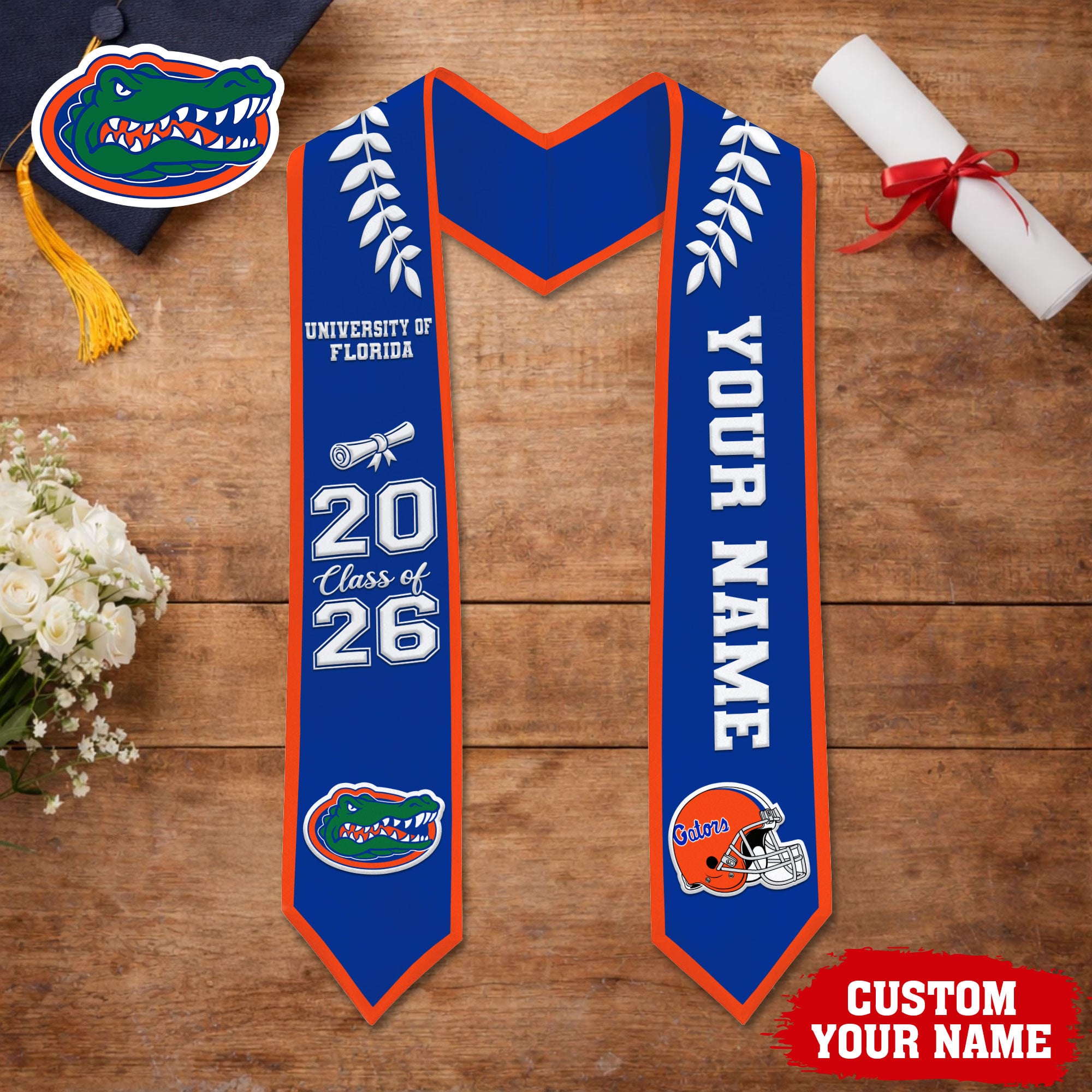 Florida Gators | Premium NCAA Graduation Stole