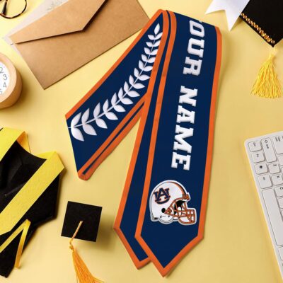 Alternative view of Auburn Tigers | Premium NCAA Graduation Stole