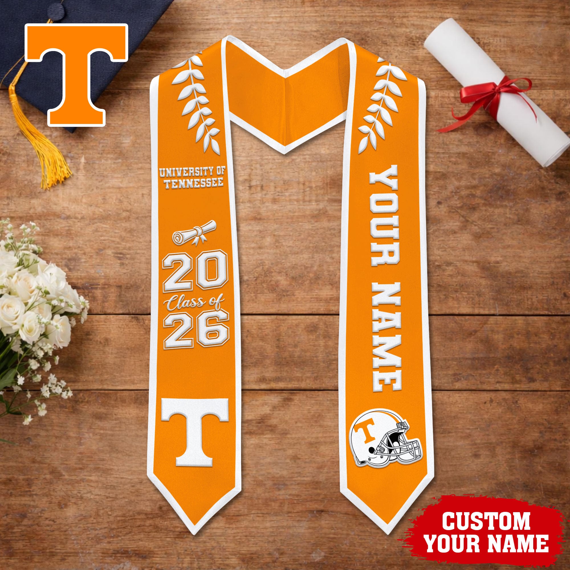 Tennessee Volunteers | Premium NCAA Graduation Stole