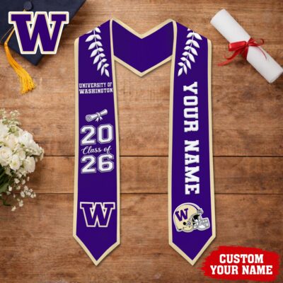 Washington Huskies | Premium NCAA Graduation Stole