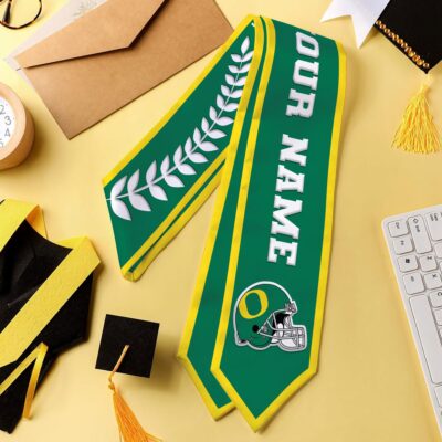Alternative view of Oregon Ducks | Premium NCAA Graduation Stole