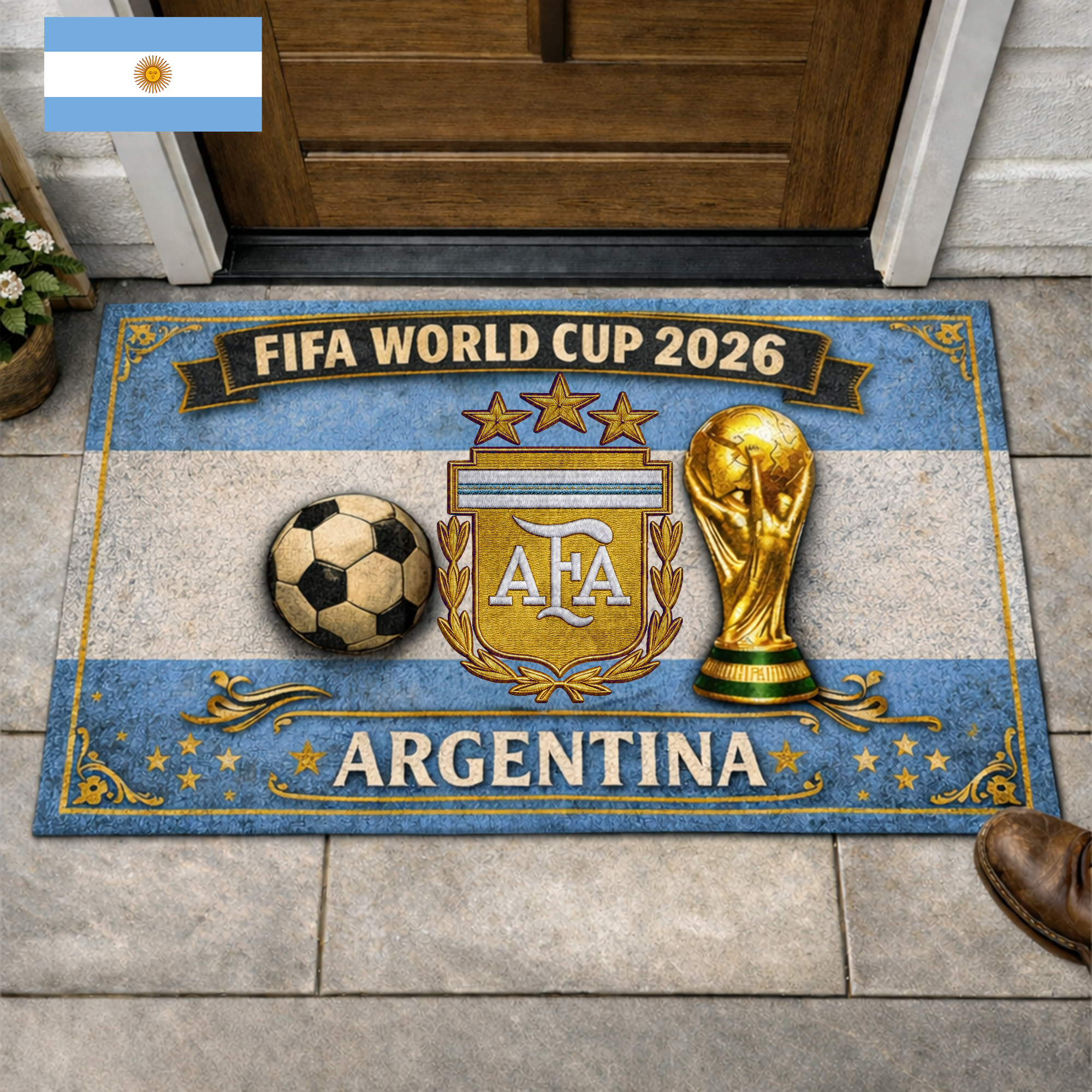 Argentina | Premium WC26 Doormat
