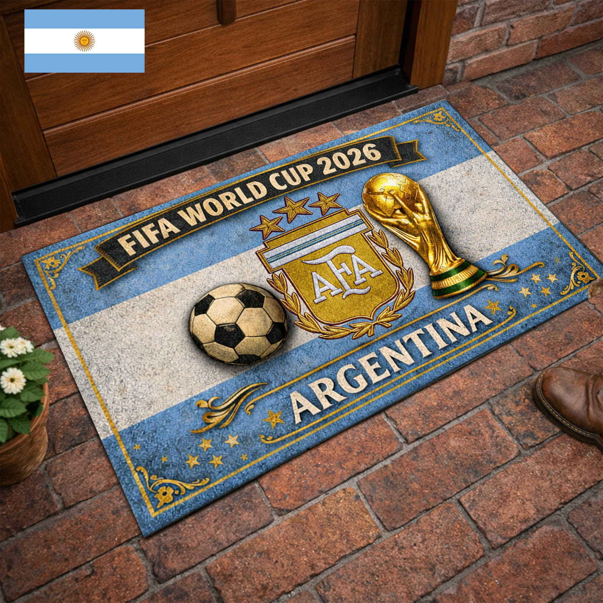 Argentina | Premium WC26 Doormat - Image 2