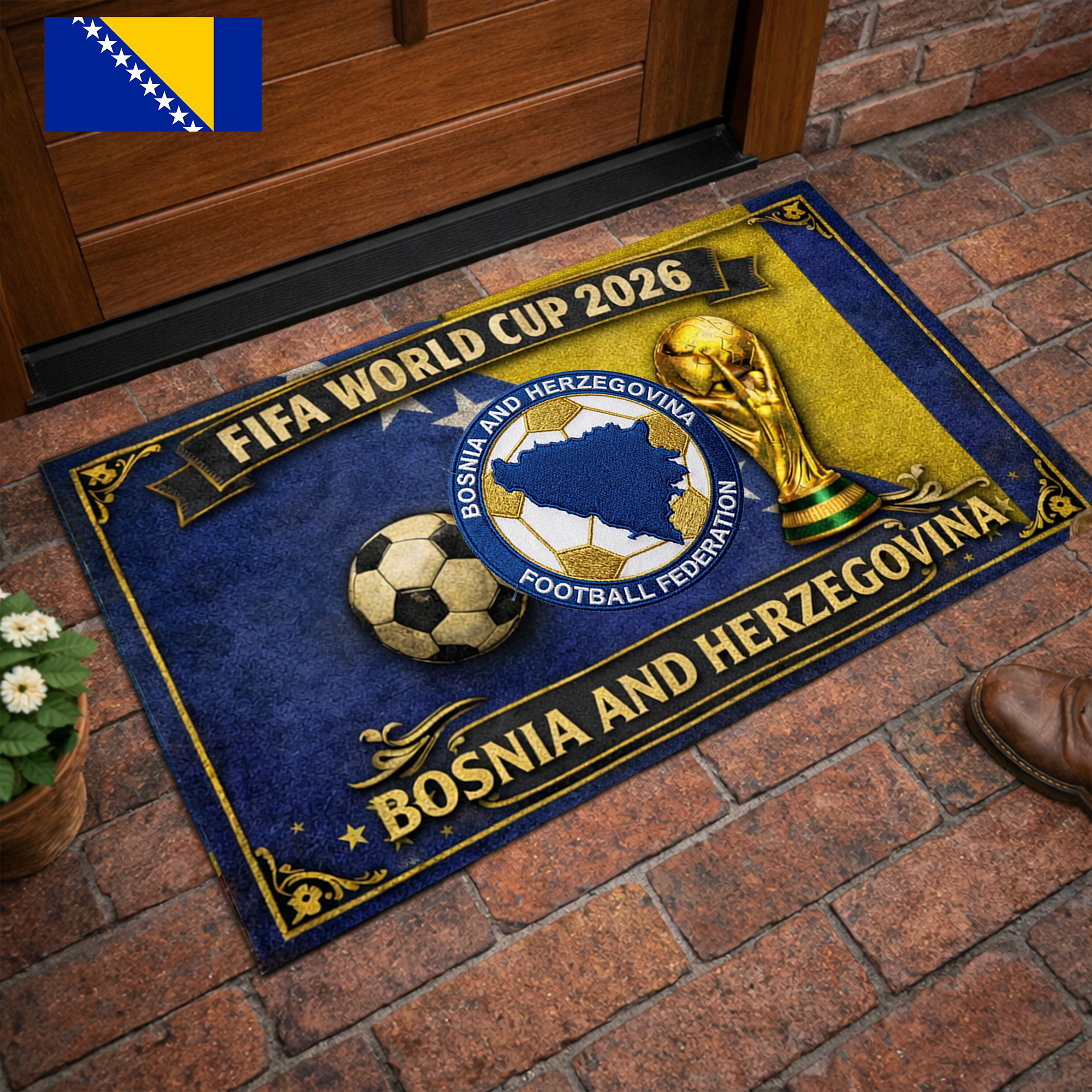 Bosnia and Herzegovina | Premium WC26 Doormat - Image 2