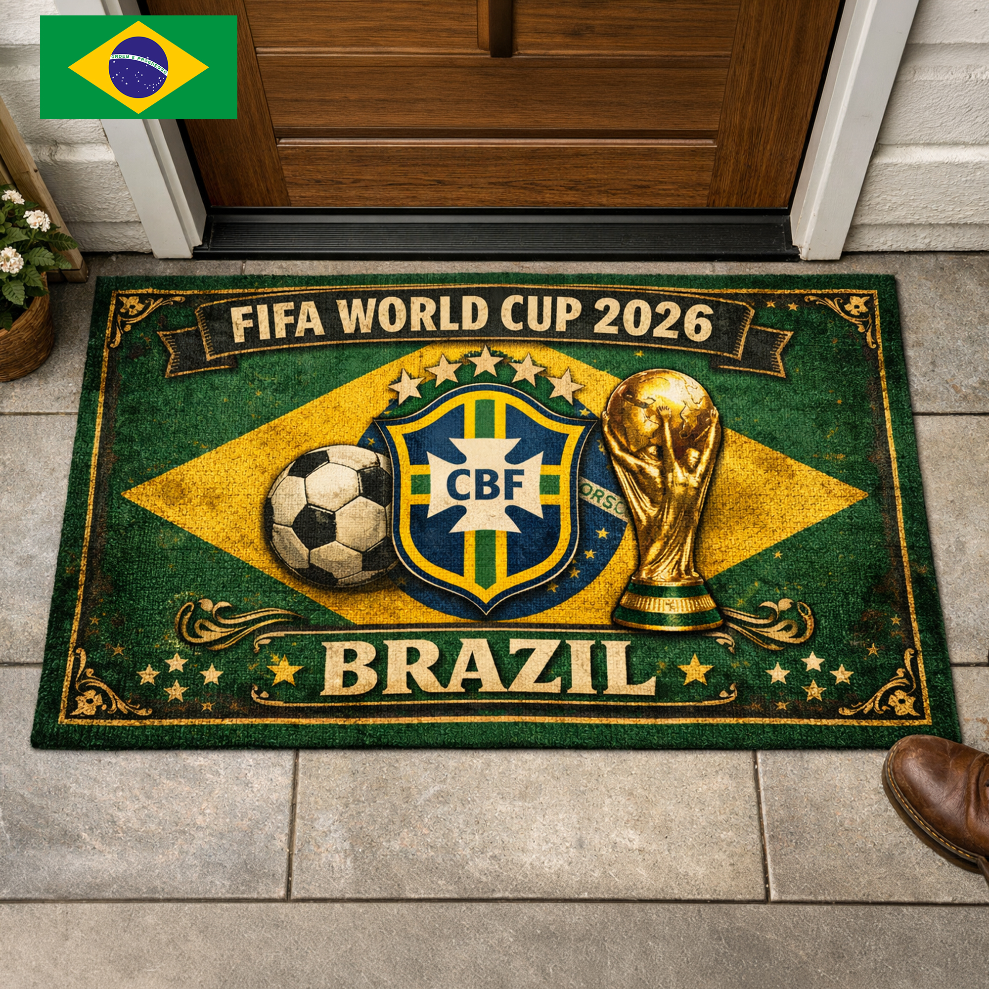 Brazil | Premium WC26 Doormat