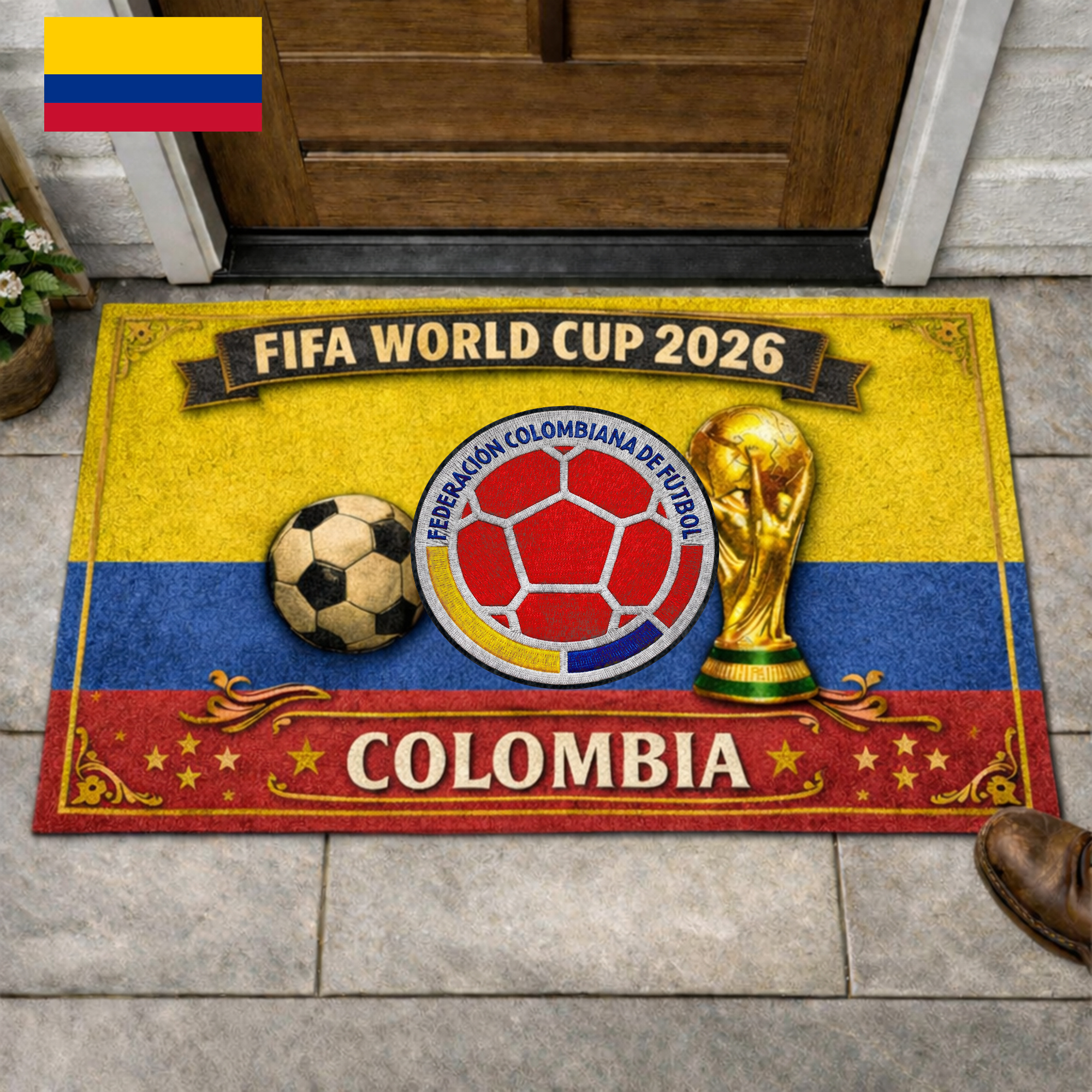 Colombia | Premium WC26 Doormat