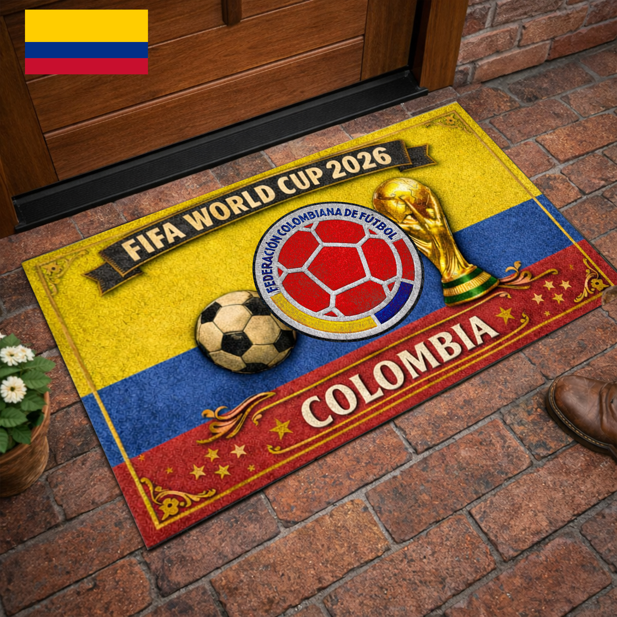 Colombia | Premium WC26 Doormat - Image 2