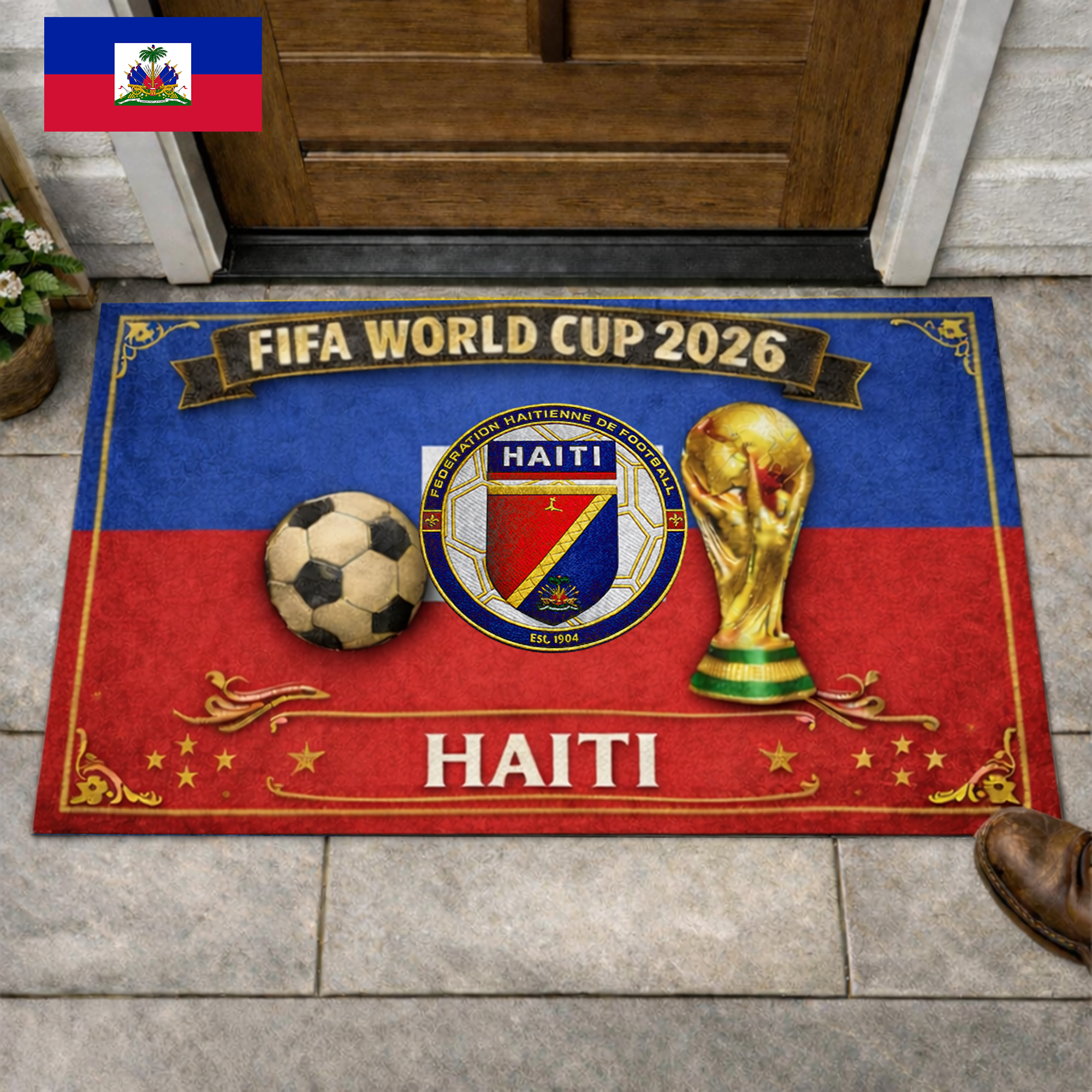 Haiti | Premium WC26 Doormat - Image 2