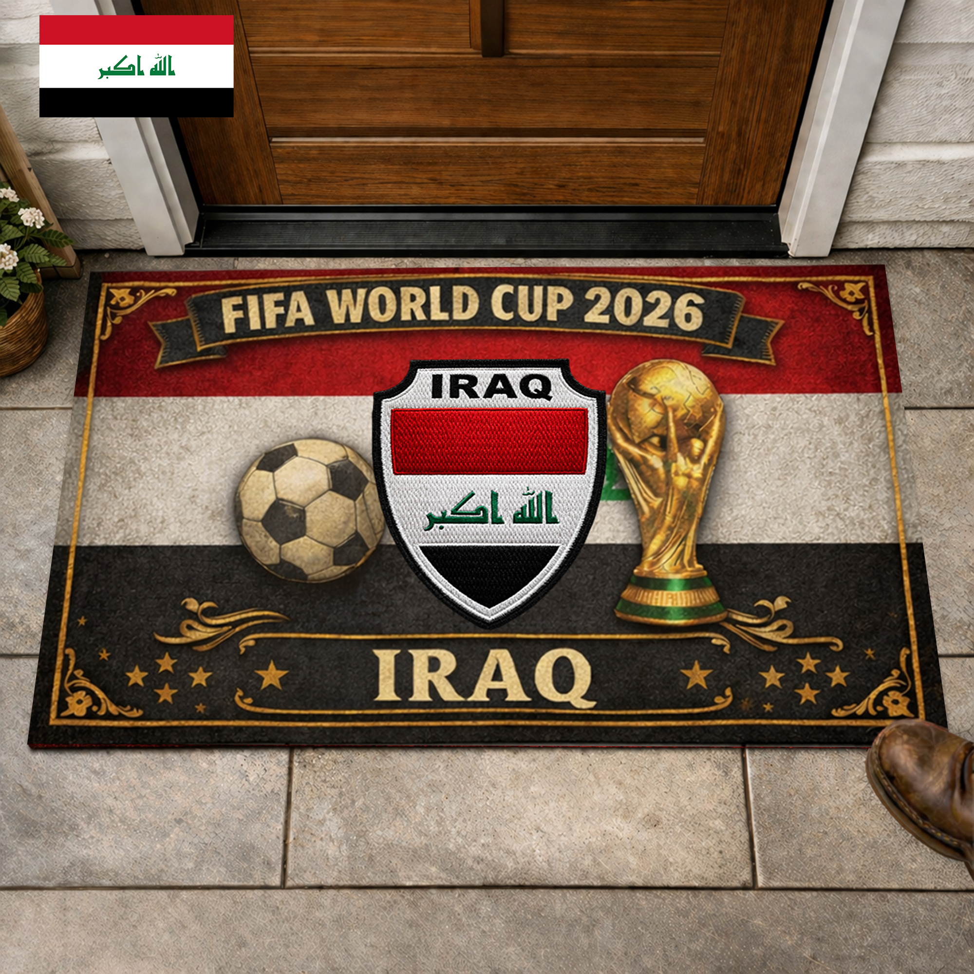 Iraq | Premium WC26 Doormat
