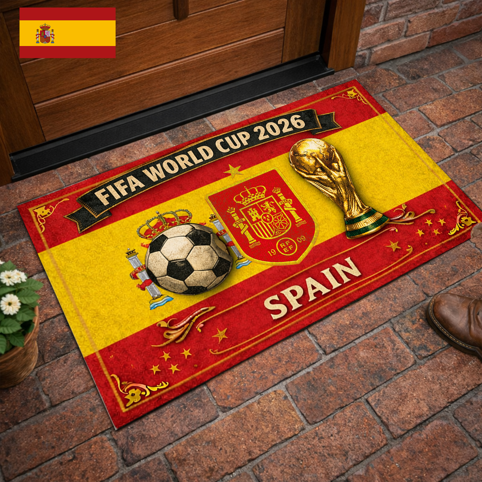 Spain | Premium WC26 Doormat - Image 2