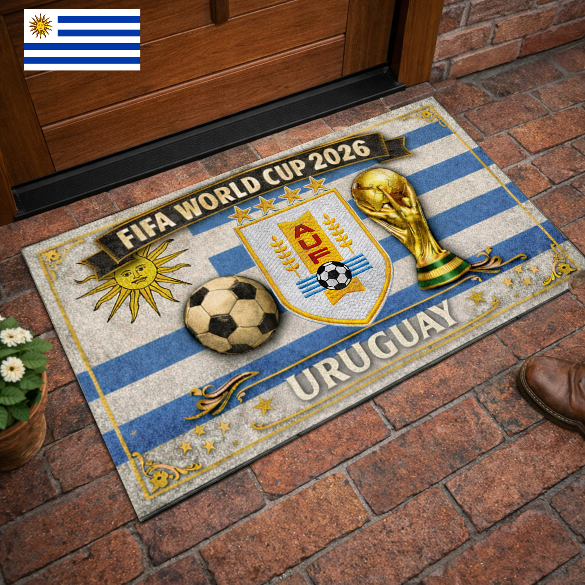 Uruguay | Premium WC26 Doormat - Image 2