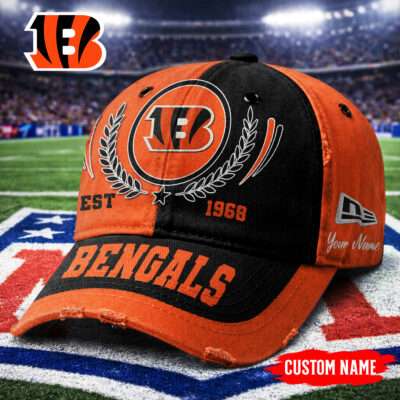 Alternative view of Cincinnati Bengals | Premium NFL Split Color New Era Cap
